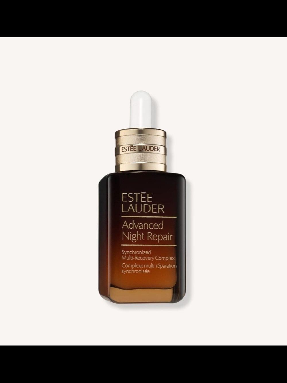 Estee Lauder Advanced Night Repair Serum - brown and gold